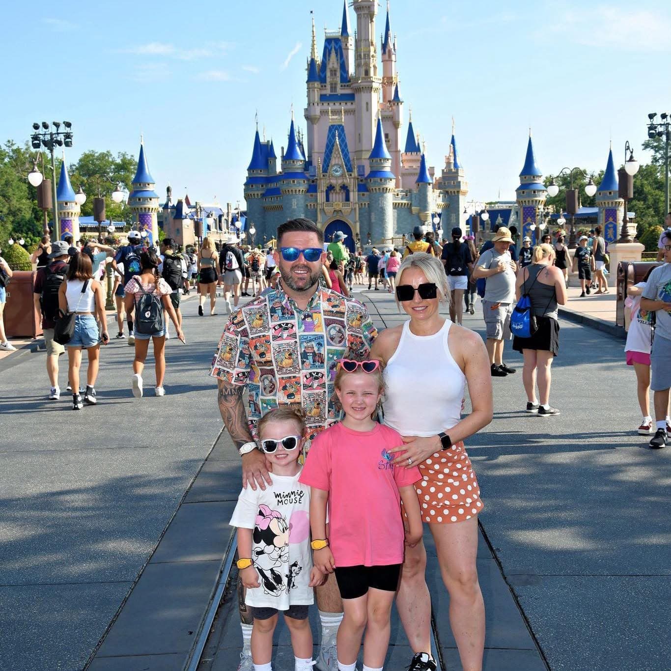 The Rudders family on holiday in Florida